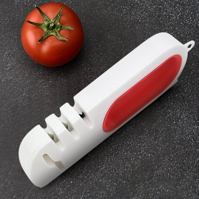 Amzcrzy Kitchen Supplies, Knife Sharpeners, Kitchen Utensils Set, Mini Knife Sharpener Portable Four-in-one Knife Sharpener Household Fast Knife Sharpener Cutter Sharpener knife stone
