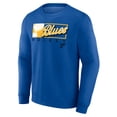 thumbnail image 2 of Men's Fanatics Blue St. Louis Blues Focus Fleece Pullover Sweatshirt, 2 of 3