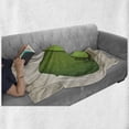 thumbnail image 6 of Avocado Soft Flannel Fleece Throw Blanket, Organic Freshness Theme with Digital Image of Half Cut Avocado Pieces, Cozy Plush for Indoor and Outdoor Use, 50" x 70", Multicolor, by Ambesonne, 6 of 6