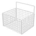 thumbnail image 1 of Wall Mounted Storage Basket, Metal Wire Hanging Basket, No Drilling Adhesive, Strong Weight Capacity, Space Saving Solution, Versatile Design, Stylish and Practical for Kitchen, 1 of 7