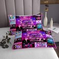 thumbnail image 3 of Erosebridal Cute Cheerleader Coverlet Set Queen, Princess Dance Bedding Set, Patchwork Decor, 3-Piece, 3 of 5