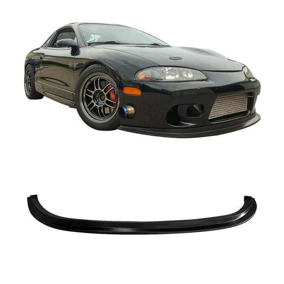 Ikon Motorsports Compatible with 97-99 Mitsubishi Eclipse DS Style Bumper Lip Spoiler Urethane