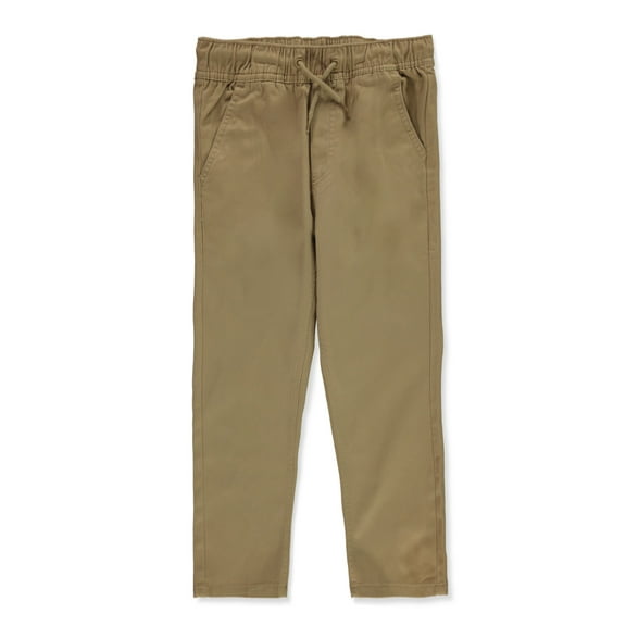 Nautica Boys’ Drawstring Twill Pants Color: khaki Size: 4