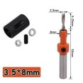 thumbnail image 1 of 29mm Countersink Drill Bit Shank Hss Woodworking Countersink Router Bit Screw Extractor Remon Demolition for Wood Milling Cutter 3.5×8, 1 of 6