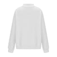 thumbnail image 4 of aohooy Mock Turtle Neck Sweatshirts for Women Plus Size Oversized Fleece Fall Pullover Tops Plain Long Sleeve Sweat Shirt 2026 Gray,XXXL, 4 of 5