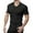 A-Black9, variant on Men's Long-Sleeve Corduroy Polo Shirt Ribbed Patchwork Button-Front Top Stylish Casual Fall Office Daily Wear