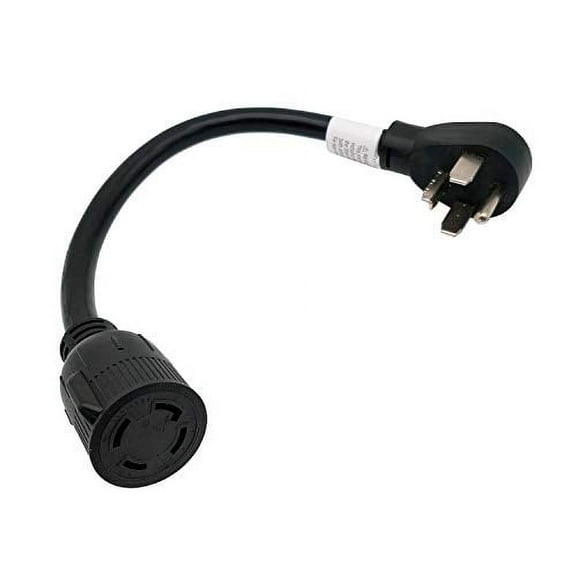 Parkworld 60745 Adapter Cord NEMA 14-30P Male to L14-30R Female, 30A, 250V, 1.5FT