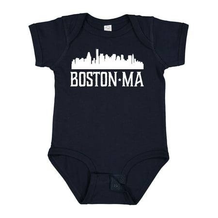 

Inktastic Boston Massachussetts Skyline Gift Baby Boy or Baby Girl Bodysuit