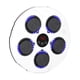thumbnail image 1 of Máquina de boxeo musical DYNWAVEMX objetivo musical saco de boxeo electrónico montaje en pared Blanco azul, 1 of 8