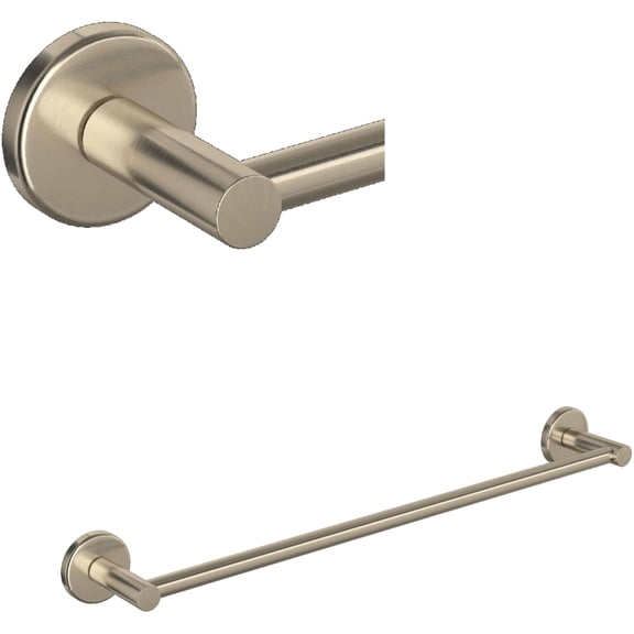 Rohl Lo1/24 Lombardia 24" Towel Bar - Nickel