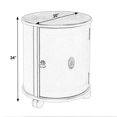 thumbnail image 6 of Butler Specialty Lawrie Antique Beige Drum End Table, 6 of 6