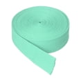 thumbnail image 1 of Cinta de algodón Uxcell, 1-7/16 pulgadas, 10 yardas, cinta de sesgo de algodón, cinta de trimado, correas para costura, manualidades de bricolaje, envoltura de regalos, verde agua, 1 of 7