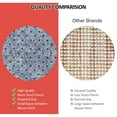 thumbnail image 3 of 0.025" Soft Non-slip Anti-Slip Carpet Mat for Hardwood Floor Rug Pad - Grey 10'x  17', 3 of 5