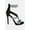 Black, variant on London Rag Korna Diamante Embellished Stiletto Heel Womens Sandals