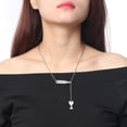 thumbnail image 2 of Collar de Cadena con colgante de botella de vino para Mujer perfecl material Acero inoxidable, 2 of 8