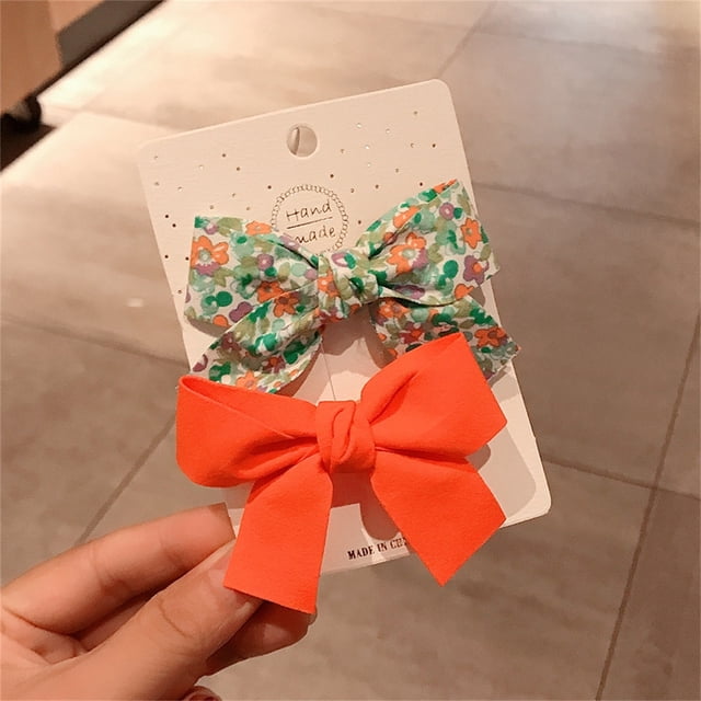 Pinzas para el cabello para mujeres, pinzas para peinar, pinzas para el cabello para niñas, horquilla con lazo floral fresco, juego de pinzas para niñas, linda pinza para flequillo, horquilla con clip