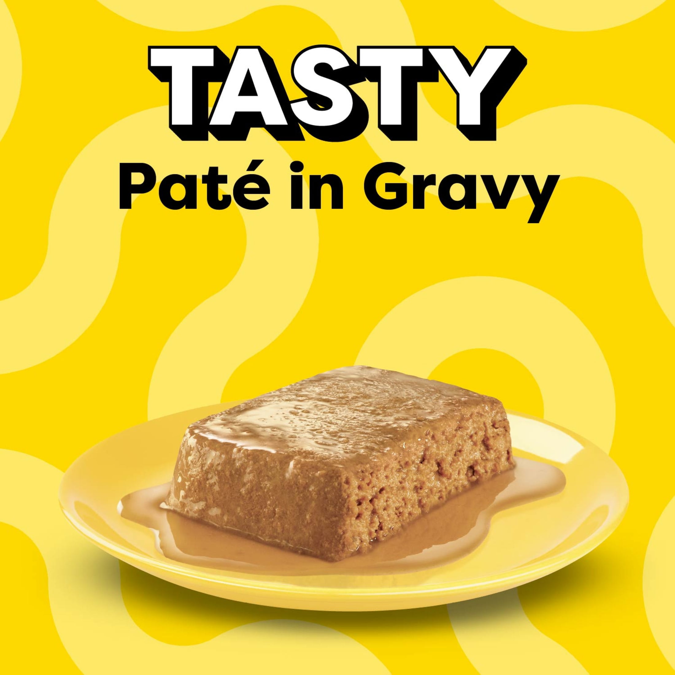 (24 pack) Temptations Seafood Medley Flavor Paté In Gravy Wet Cat Food, 3.5 Oz Tray