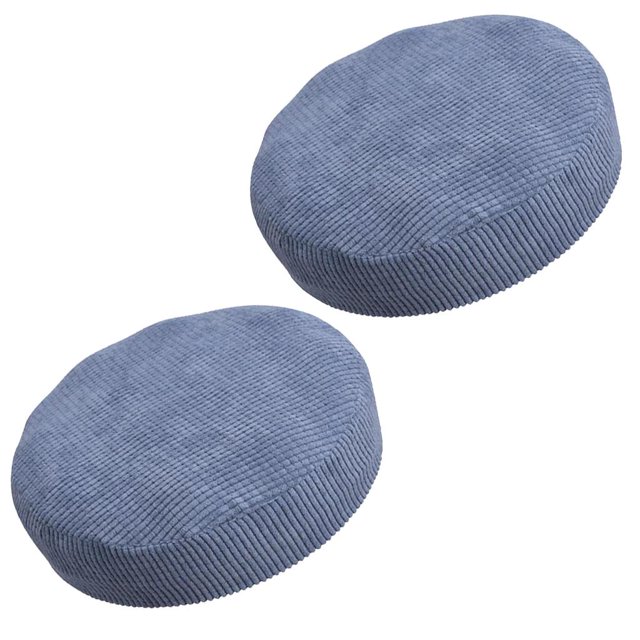 2pc Cubre Sil Redonda 40x40x10cm Del Protector Del Amortiguador Del Asiento Zulema Cubierta del taburete de bar