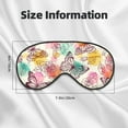 thumbnail image 4 of Uemuo Butterflies and Roses Pattern Sleep Eye Mask - Light Blocking Sleep Mask Blocking Out Light Perfectly, Soft and Comfortable Night Eye Mask, Eye Blinder, 4 of 7
