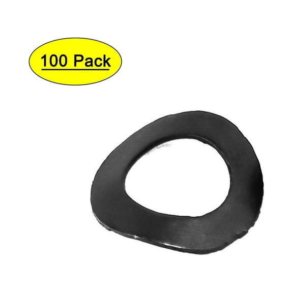 Unique Bargains 6mm Fitting Dia Carbon Steel Compressed Type Curved Spring Washer 100Pcs