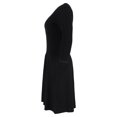 thumbnail image 2 of Pre-Owned Max Mara V-Neck 3/4 Sleeve Midi Dress in Black Wool, 2 of 2
