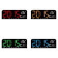 thumbnail image 2 of Yuarrent Reloj electrónico de plástico con indicador de humedad y conjuntos de alarmas Seis funciones principales Electrodomésticos Verde, 2 of 6