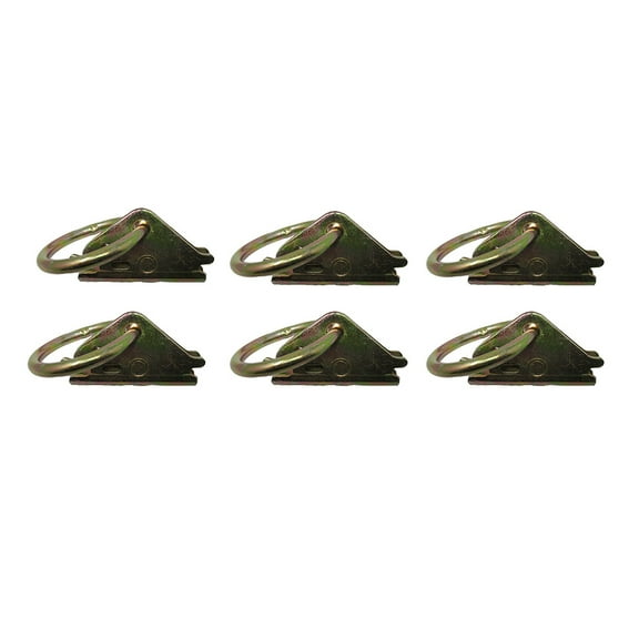 RAParts (6) E Track Rope Rings Heavy Duty Cargo Van Hook Enclosed Utility Box Trailer