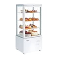 thumbnail image 1 of VEVOR Refrigerated Display Case, 3 Cu.Ft./85L Countertop Pastry Display Case, 3-Tier Commercial Cake Refrigerator with LED Lighting, TURBO Cooling, 1 of 9
