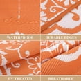 thumbnail image 2 of MeyJey 8'x10' Outdoor Rugs for Patio, Patio Rug Waterproof RV Mats, Plastic Straw Camping Area Rug for Indoor Porch Balcony Beach Mat, Orange, 2 of 6