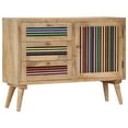 thumbnail image 1 of vidaXL Buffet 100x30x75 cm Bois de Manguier Massif, 1 of 5