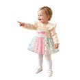 thumbnail image 5 of mgoYE Birthday Girl Outfit One Cupcake Embroidery Romper Dress First Birthday Outfit Girl, Long Sleeve Tulle Romper Dress with Bow Headband 6-12 Months, 5 of 5