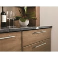 thumbnail image 3 of Amerock Radius 6-5/16 in (160 mm) Center-to-Center Satin Nickel Cabinet Pull, 3 of 7