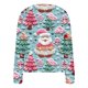 thumbnail image 4 of Puntoco Chaqueta Informal Con Botones Y Estampado Navideño Para Mujer, 4 of 5