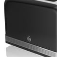 thumbnail image 2 of Swan Grille-Pain Rétro 2 Tranches Noir, 2 of 4