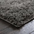 thumbnail image 5 of Unique Loom Everyday Shag Collection Area Rug - Solid (5' Square Dark Gray), 5 of 8