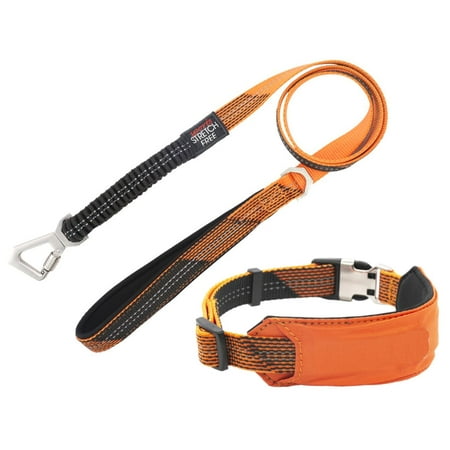 UPC: 0810010819178 | Pet Life ®  Geo-prene  2-in-1 Shock Absorbing Neoprene Padded Reflective Dog Leash and Collar