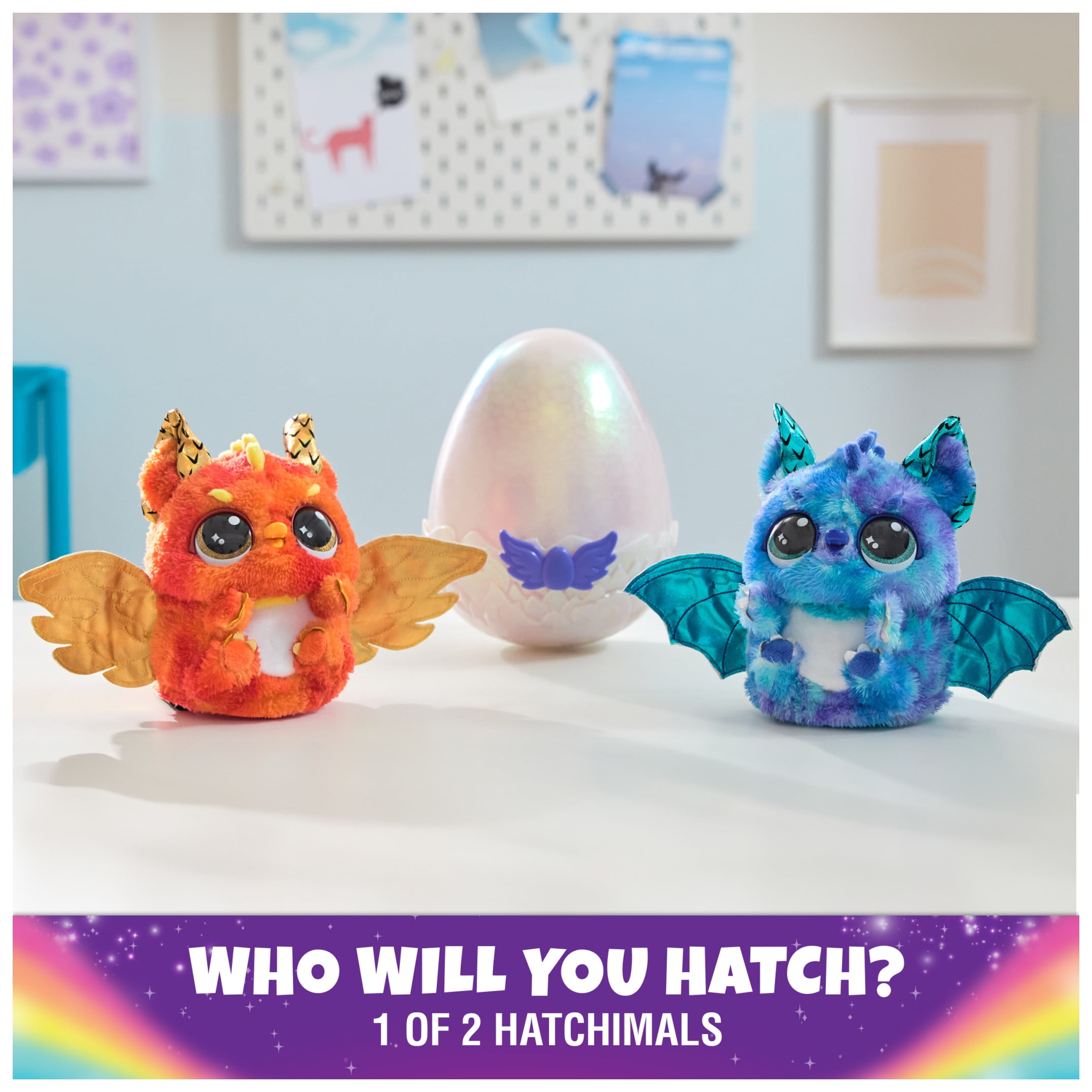 Hatchimals Alive, Mystery Hatch 6.5-inch Draggle Electronic Pet with Mist, Lights & Sounds (Styles Vary)