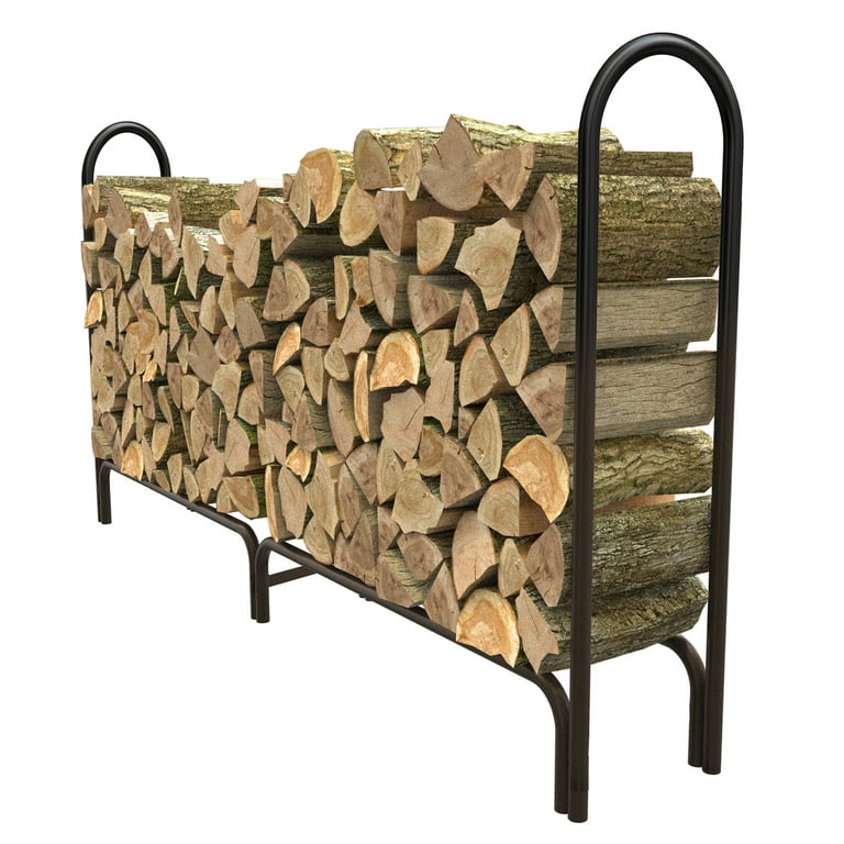 Panacea Log Rack - Floor - Black - Steel - 1 Panacea Log Rack - Floor - Black - Steel - 1