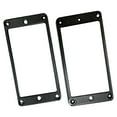 thumbnail image 1 of kusrkot 2Pcs Humbucker Double Guitar Pickup Mounting Rings Set Flat Bottom Part Electric Black, 1 of 8