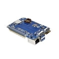thumbnail image 1 of Mini Carte de Base pour Ordinateur Module5 JST - Ventilateur USB - Compatible RJ45 Gigabit Ethernet M.2 Slot pour CM5, 1 of 5