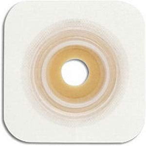 ConvaTec 411804 SUR-FIT Natura Moldable Technology Durahesive Skin Barrier with Mold-to-Fit Opening and Hydrocolloid Tape Collar, White, 2-1/4" Flange, 1-1/4" - 1-3/4" Stoma Opening, Pack of 10