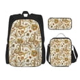 thumbnail image 1 of Fotbe Indian Paisley Set Escolar 3 en 1 para Niños - Mochila Duradera con Lonchera Aislante y Estuche para Lápices - Mochila Escolar para Niños y Niñas, 1 of 7