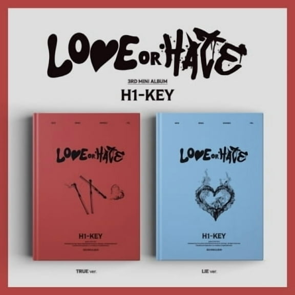 H1-Key - Love or Hate - Random Cover - incl. 68pg Photobook, Student ID Card, 2 Photocards, Sticker, 4-Cut Photo   Folded Poster - Music & Performance - CD