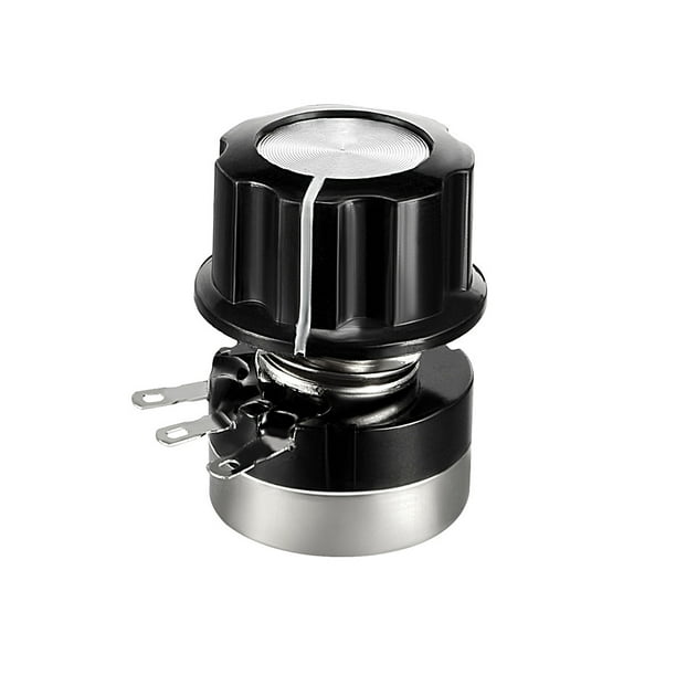 Uxcell B203 20K Ohm Variable Resistors Single Turn Rotary Carbon
