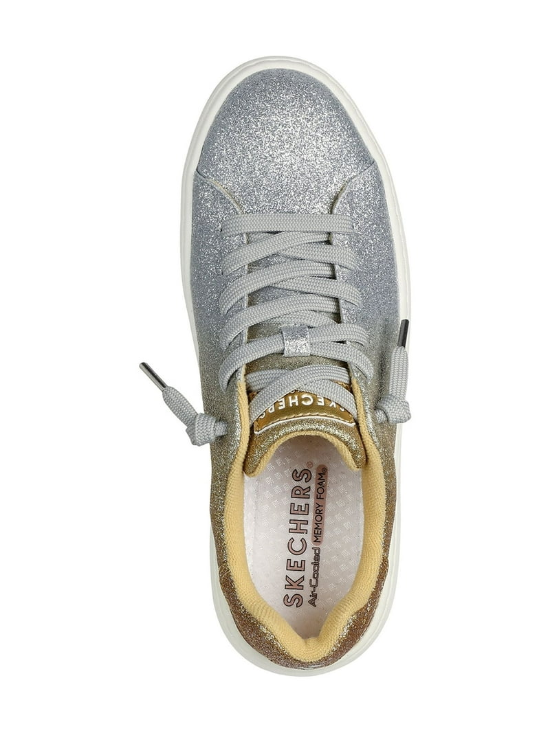Skechers Street COURT BREAK - Glitter Dusted Fashion Sneaker