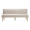 thumbnail image 1 of Sofá Cama HomeTrends 3 Plazas color Beige, 1 of 4