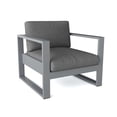 thumbnail image 2 of Anderson Teak Lucca Contemporary Aluminum Armchair in Gray Finish, 2 of 6