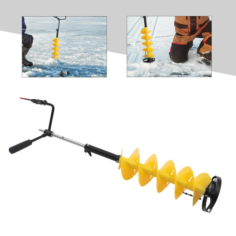 Ice Drill Auger Ice Auger Bit Drill Ice for Fishing 8 Drill Bit+Extension  Rod 