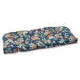 thumbnail image 2 of Pillow Perfect  Outdoor Telfair Peacock Wicker Loveseat Cushion, 2 of 4