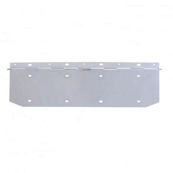 Chrome 2 License Plate Angled Holder w/ Hinge